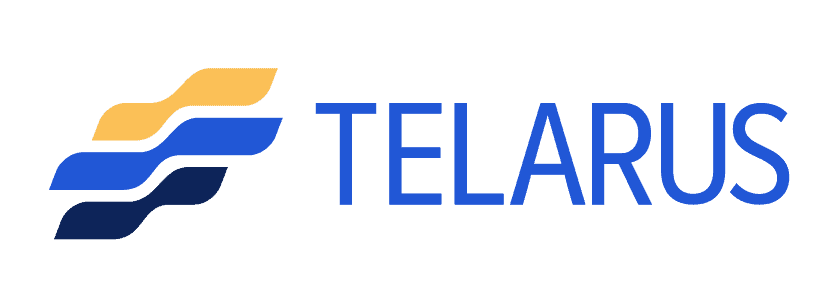 Telarus logo featuring three horizontal, wavy lines in yellow and blue shades to the left of the word "Telarus" in bold, blue uppercase letters—refer to Telarus Brand Assets and Guidelines for correct usage.